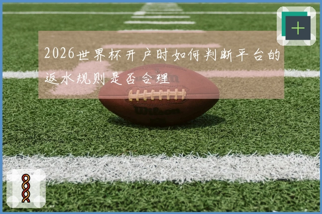 2026世界杯开户时如何判断平台的返水规则是否合理