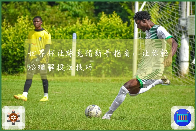 世界杯让球竞猜新手指南，让你轻松理解投注技巧