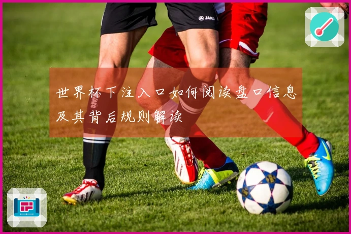 世界杯下注入口如何阅读盘口信息及其背后规则解读